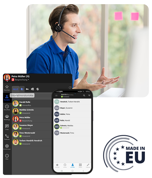Cloud-Telefonanlage im Office