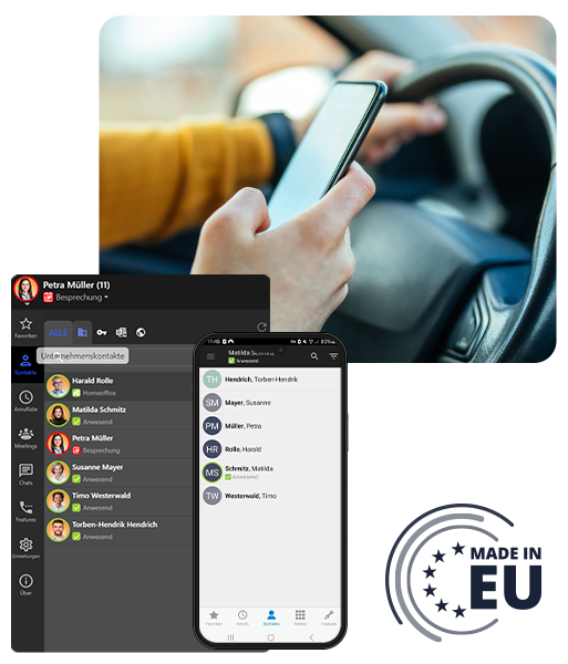 Titelbild Cloud-Telefonanlage unterwegs nutzen