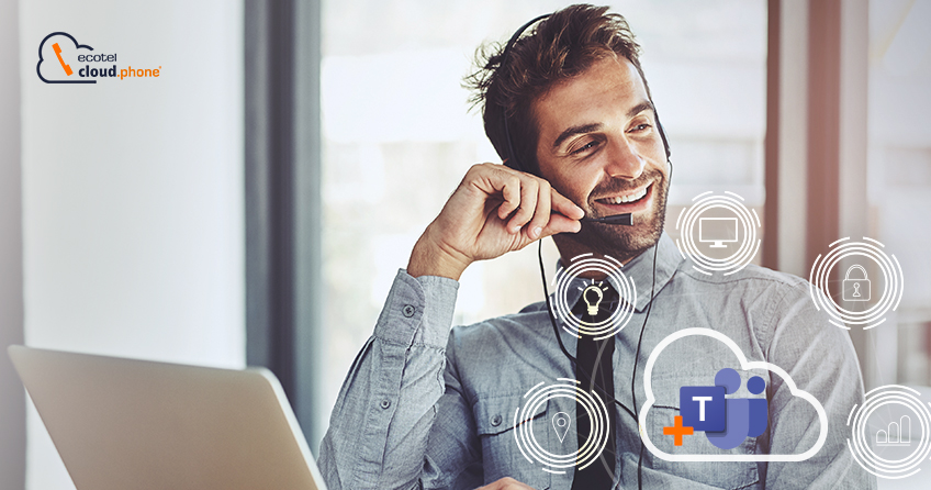 ecotel erweitert cloud.phone-Lösung um einzigartige MS-Teams-Integration für die nahtlose Verschmelzung beider Welten