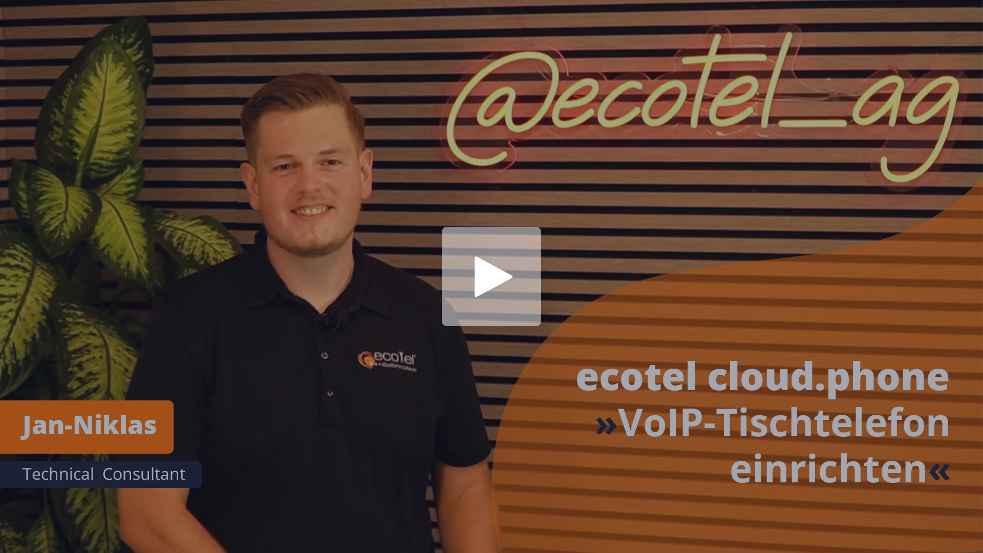 Tutorial ecotel VoIP SIP Tischtelefon einrichten