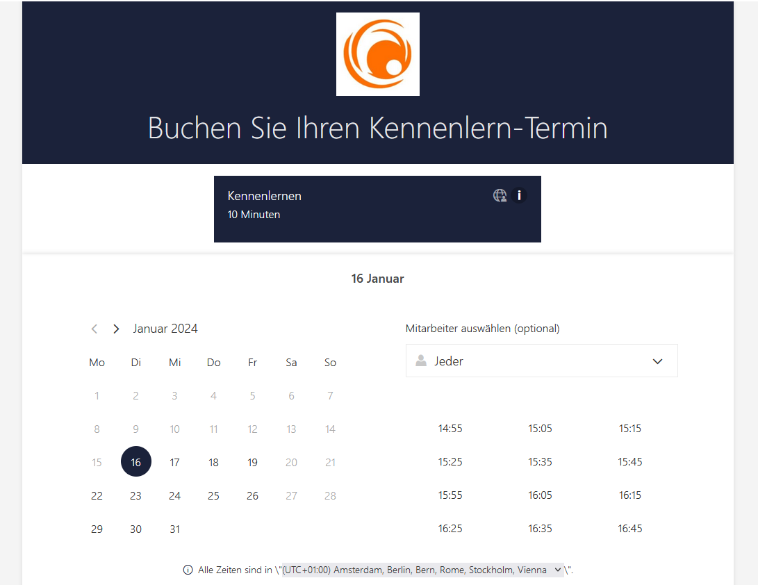 Überzeugen Sie sich selbst und buchen Sie jetzt Ihren persönlichen Kennenlern-Termin